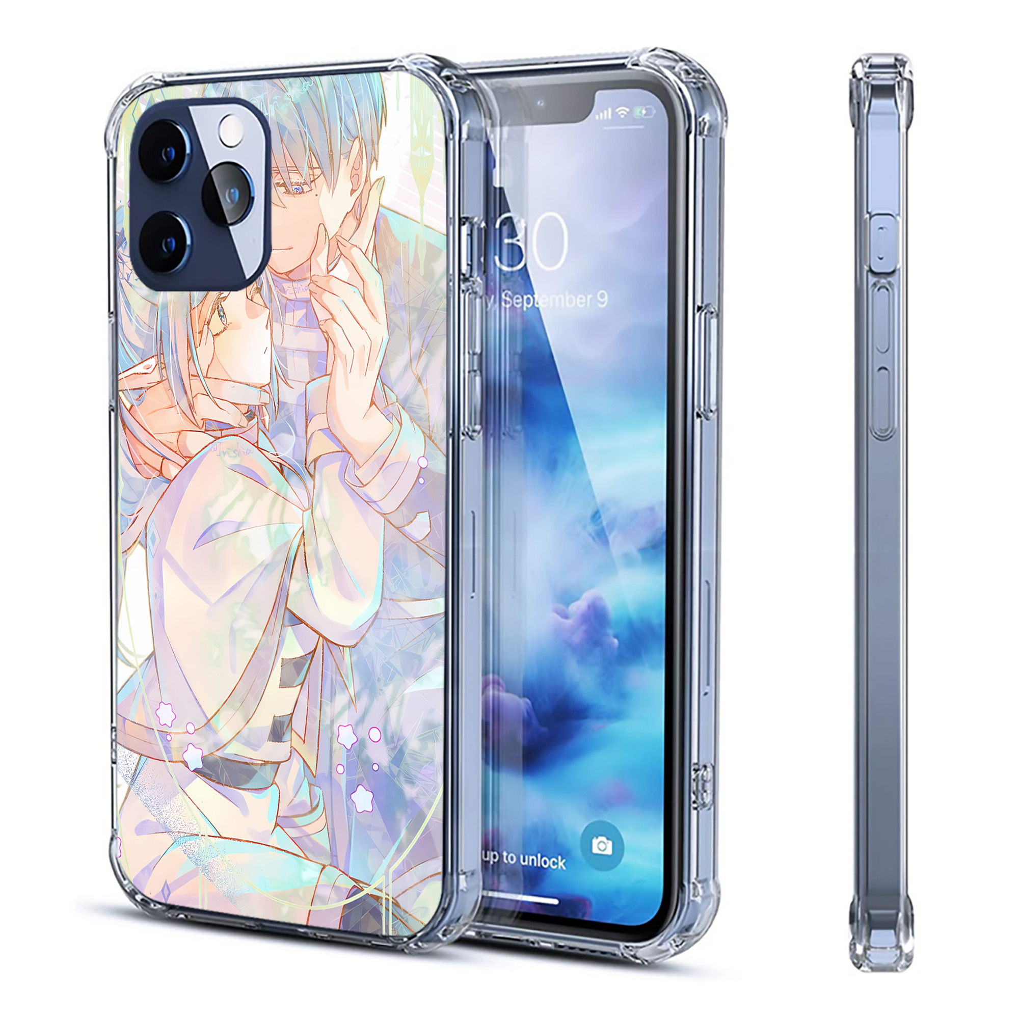 （画像用） 葬送のフリーレン Frieren 【iPhone 12シリーズ対応】透明スマホケース（クリアソフトケース）